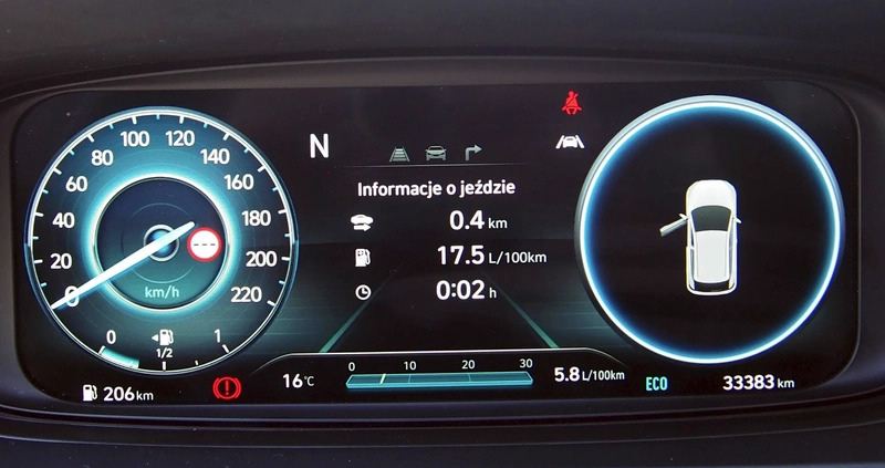 Hyundai Bayon cena 67000 przebieg: 33300, rok produkcji 2022 z Gubin małe 277